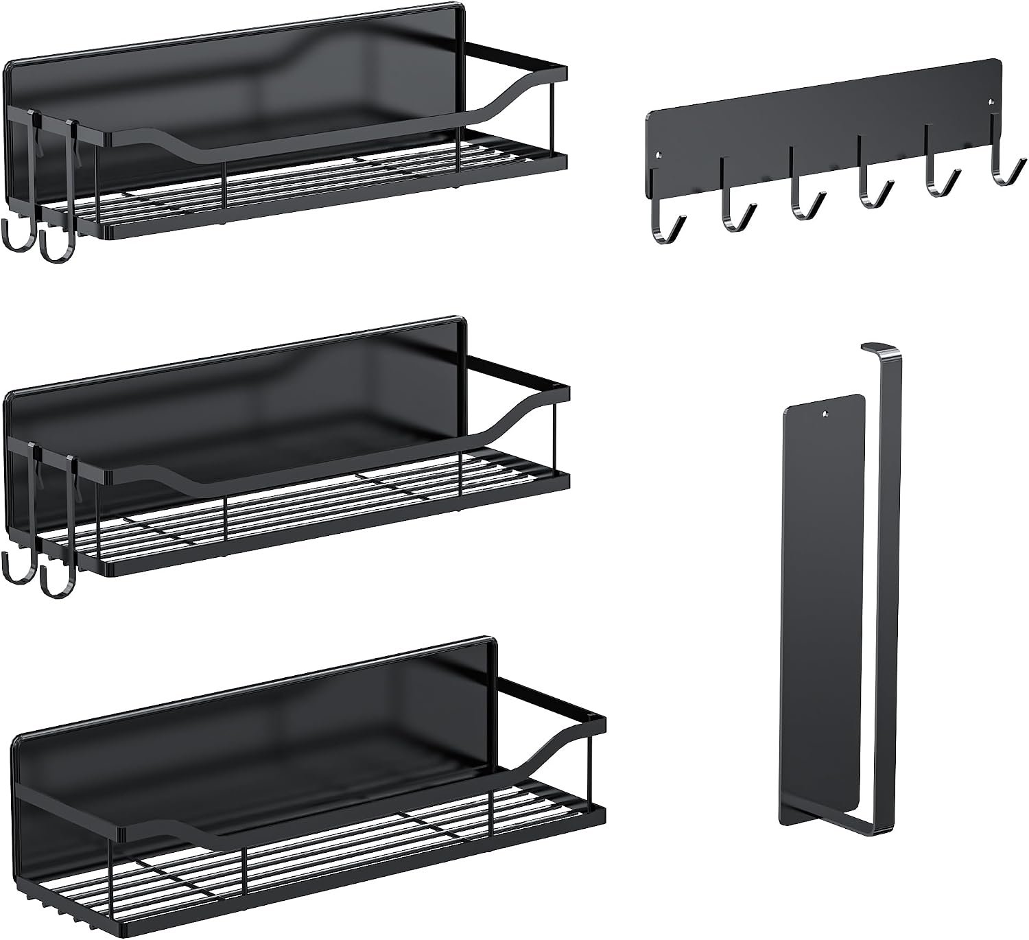 Magnetic Shelf for Washing Machine, 5 Pack Magnetic Laundry Organizer Set
