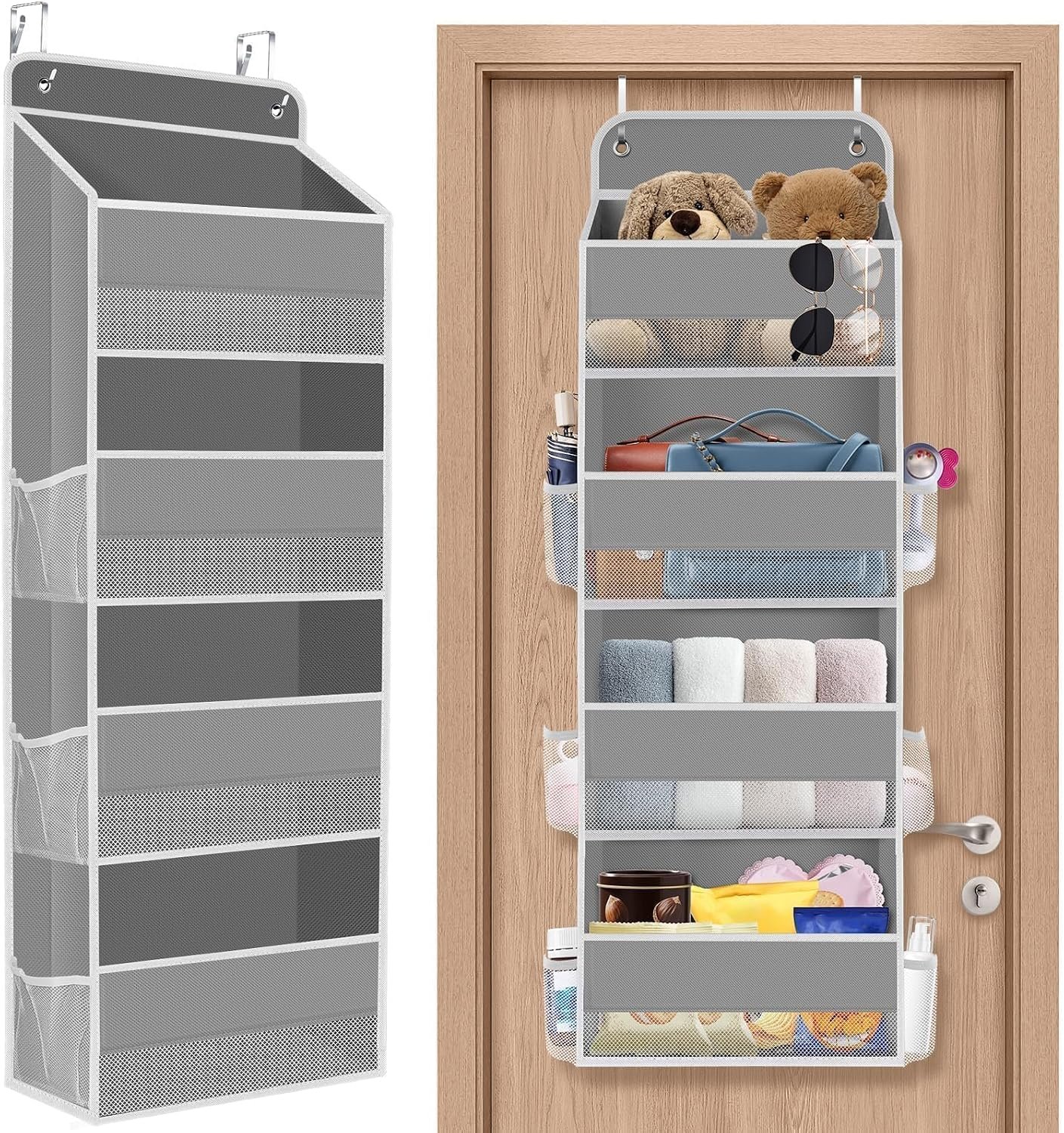SpaceHacks 1 Pack Over The Door Organizer Hanging Storage Room Organizer