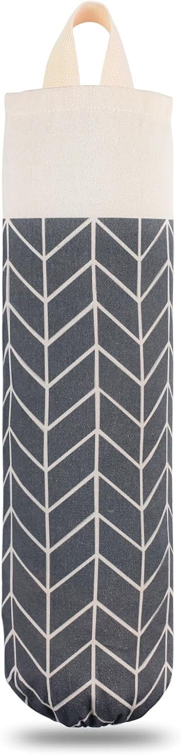 Plastic Bag Holder, Canvas Grocery Bag Holder Dispenser, Storage