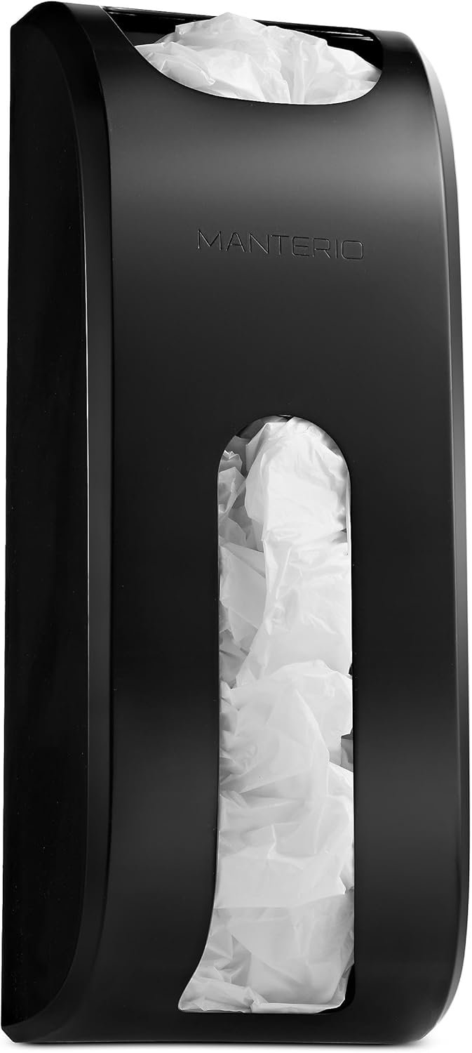 Wall-Mounted Plastic Bag Holder & Grocery Bag Organizer / Dispenser